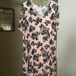 Pinkblush floral Dress